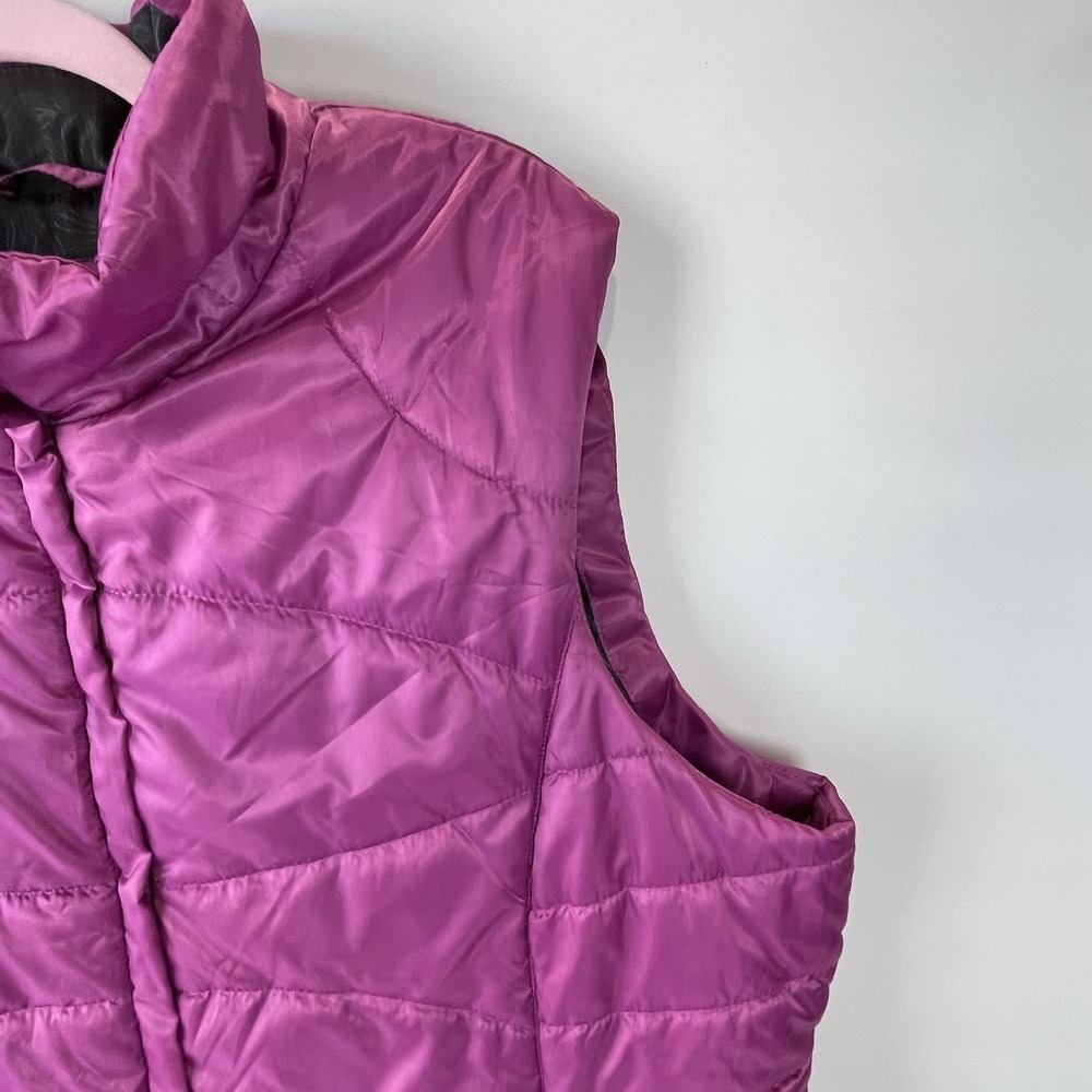 Zeroxposur Women's Quilted Puffer Zip Up Outwear Hiking Fushia Jacket Vest Sz 1X - Picture 6 of 9